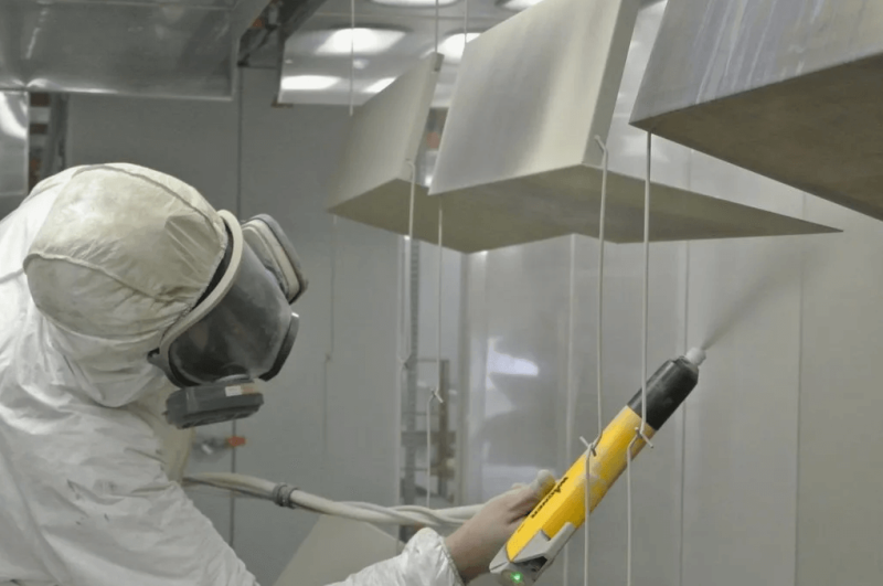 Покраска оборудования в нужный цвет