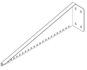 Кронштейн настенный "PCG-UV-KR" для уф-ловушек 80RD/120/200